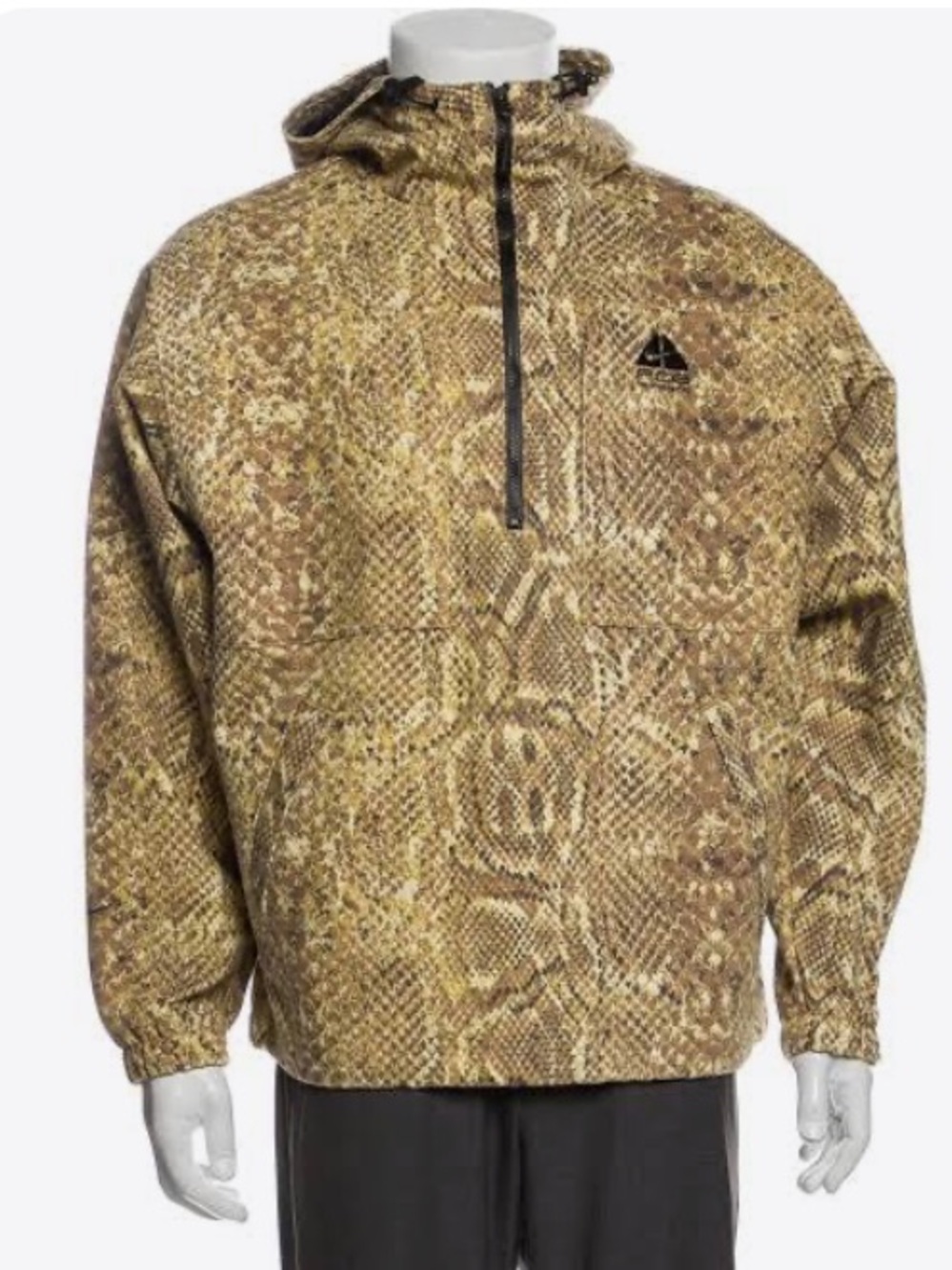 Nike x Supreme ACG Denim Pullover Gold Snakeskin Large